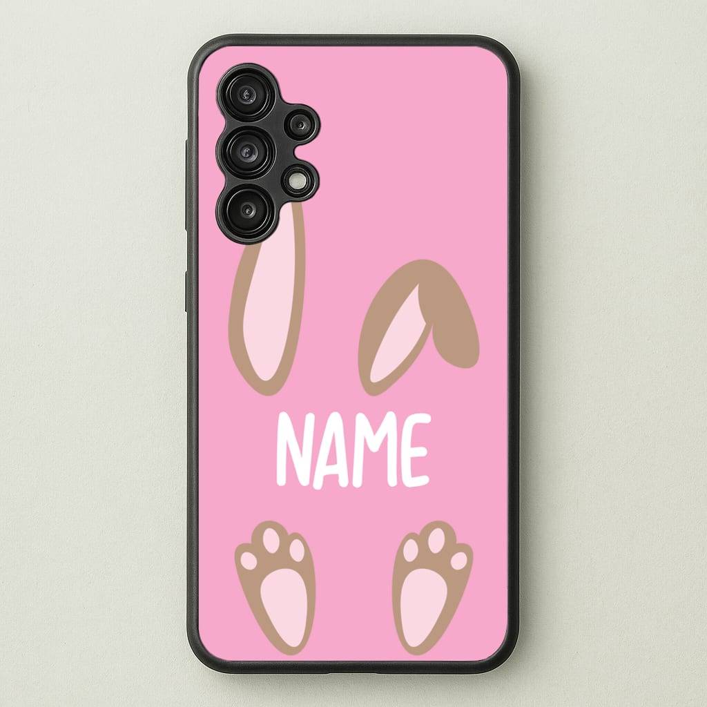 Brown Bunny Personalised - Easter Phone Case for Galaxy A13