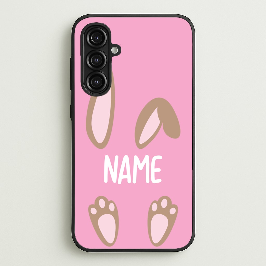 Brown Bunny Personalised - Easter Phone Case for Galaxy A16
