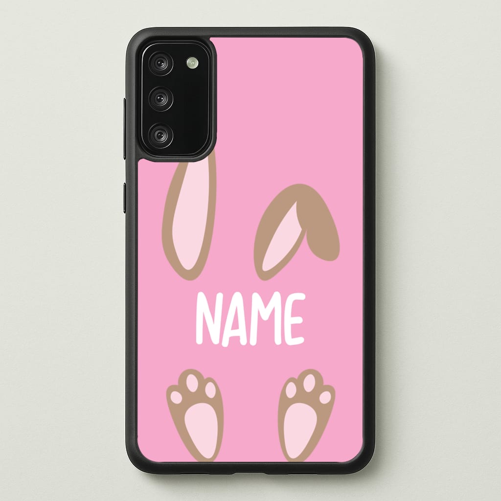 Brown Bunny Personalised - Easter Phone Case for Galaxy S20FE