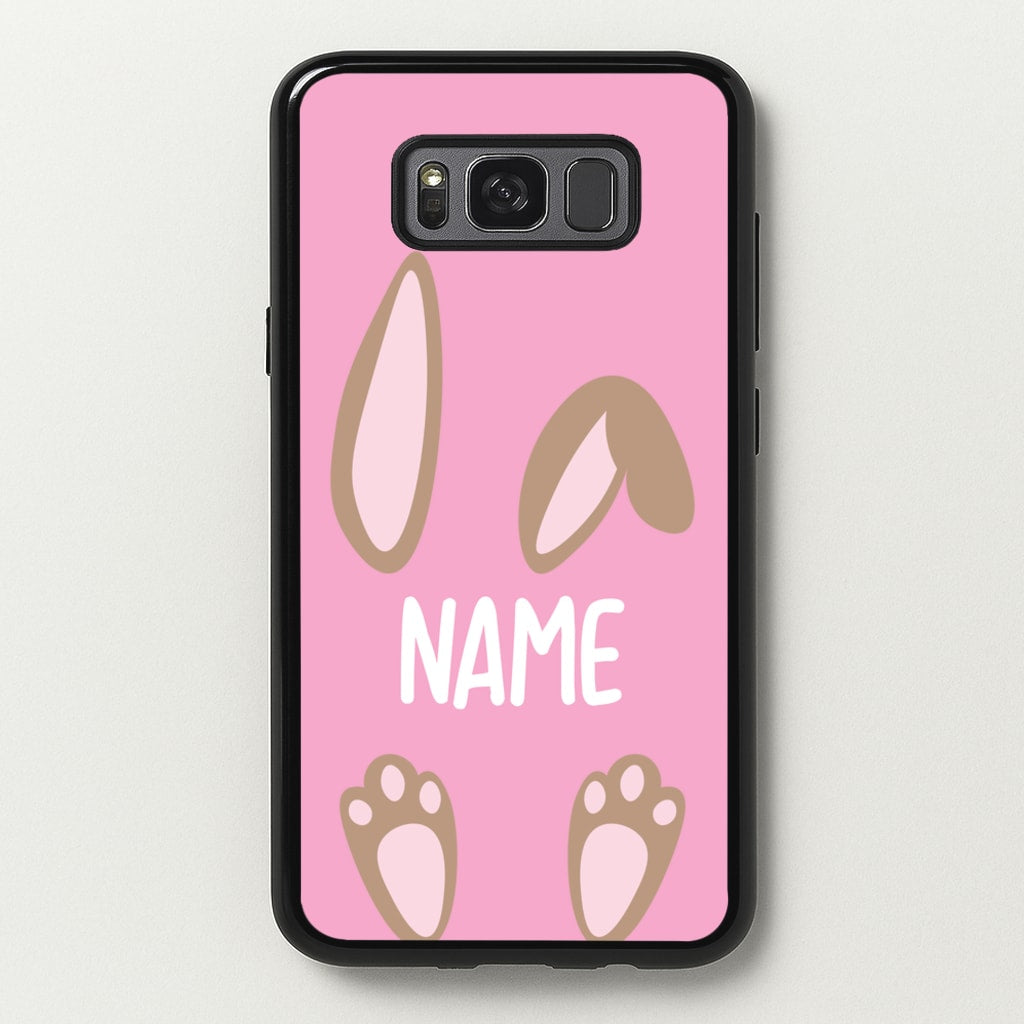Brown Bunny Personalised - Easter Phone Case for Galaxy S8