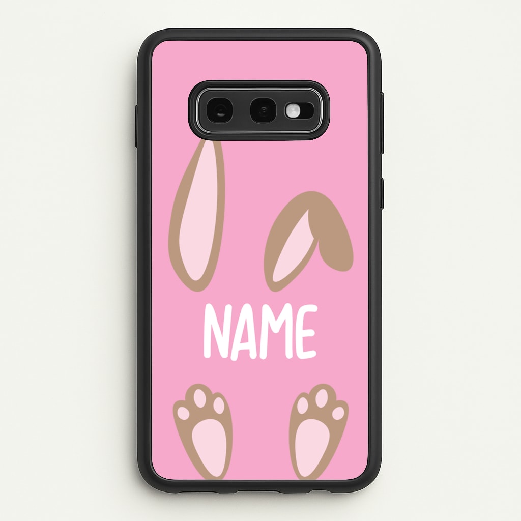 Brown Bunny Personalised - Easter Phone Case for Galaxy S10e