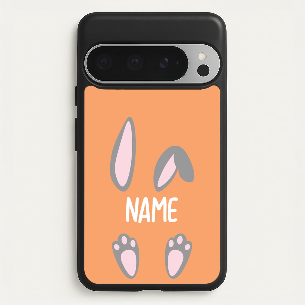Grey Bunny Personalised - Easter Phone Case for Google Pixel 9 Pro XL