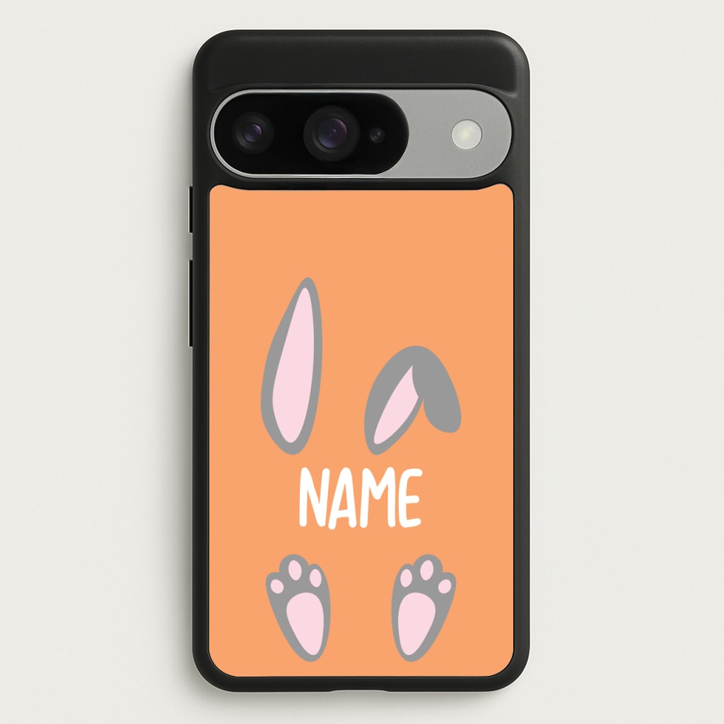 Grey Bunny Personalised Phone Case for Google Pixel 10 / 10 Pro