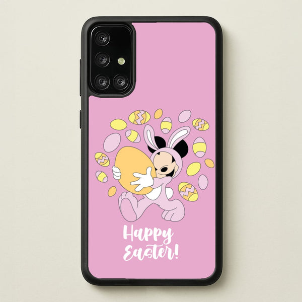 Happy Easter Pink - Easter Phone Case for Galaxy A71