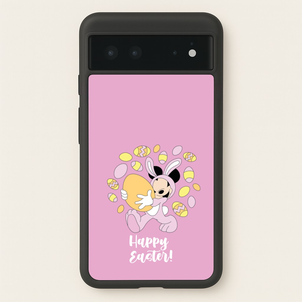 Happy Easter Pink - Easter Phone Case for Google Pixel 6