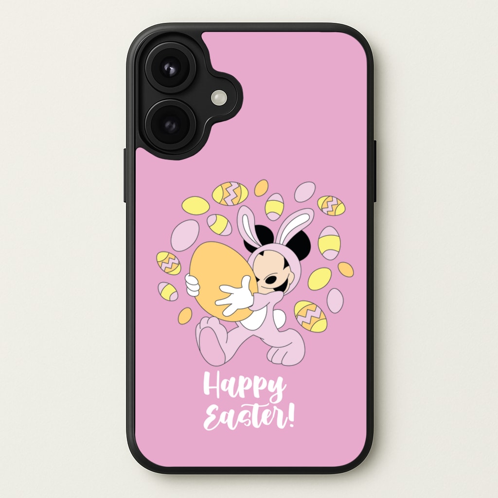 Happy Easter Pink Phone Case for iPhone 17