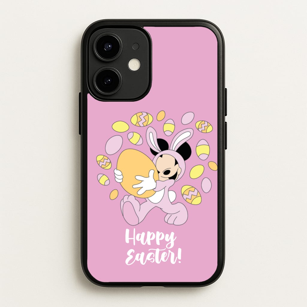 Happy Easter Pink - Easter Phone Case for iPhone 12 / 12 Pro