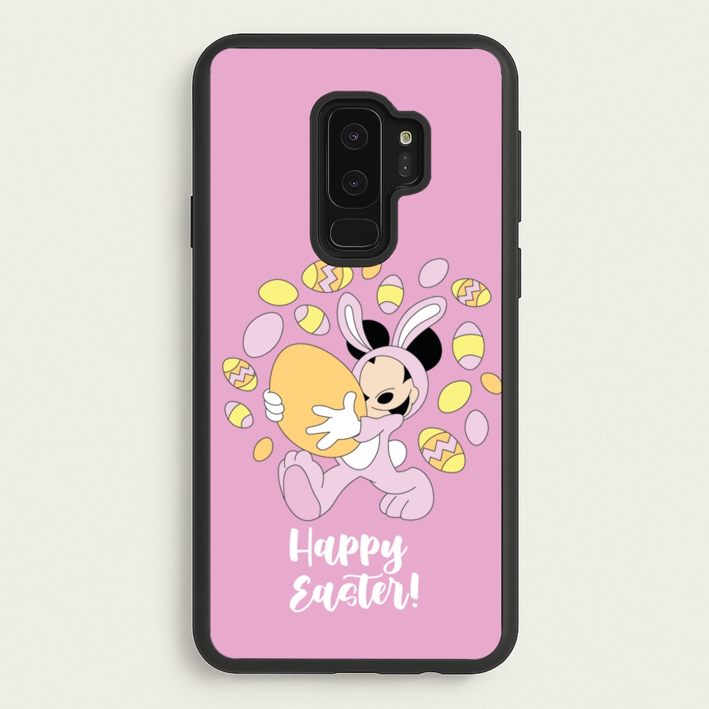 Happy Easter Pink - Easter Phone Case for Galaxy S9 Plus