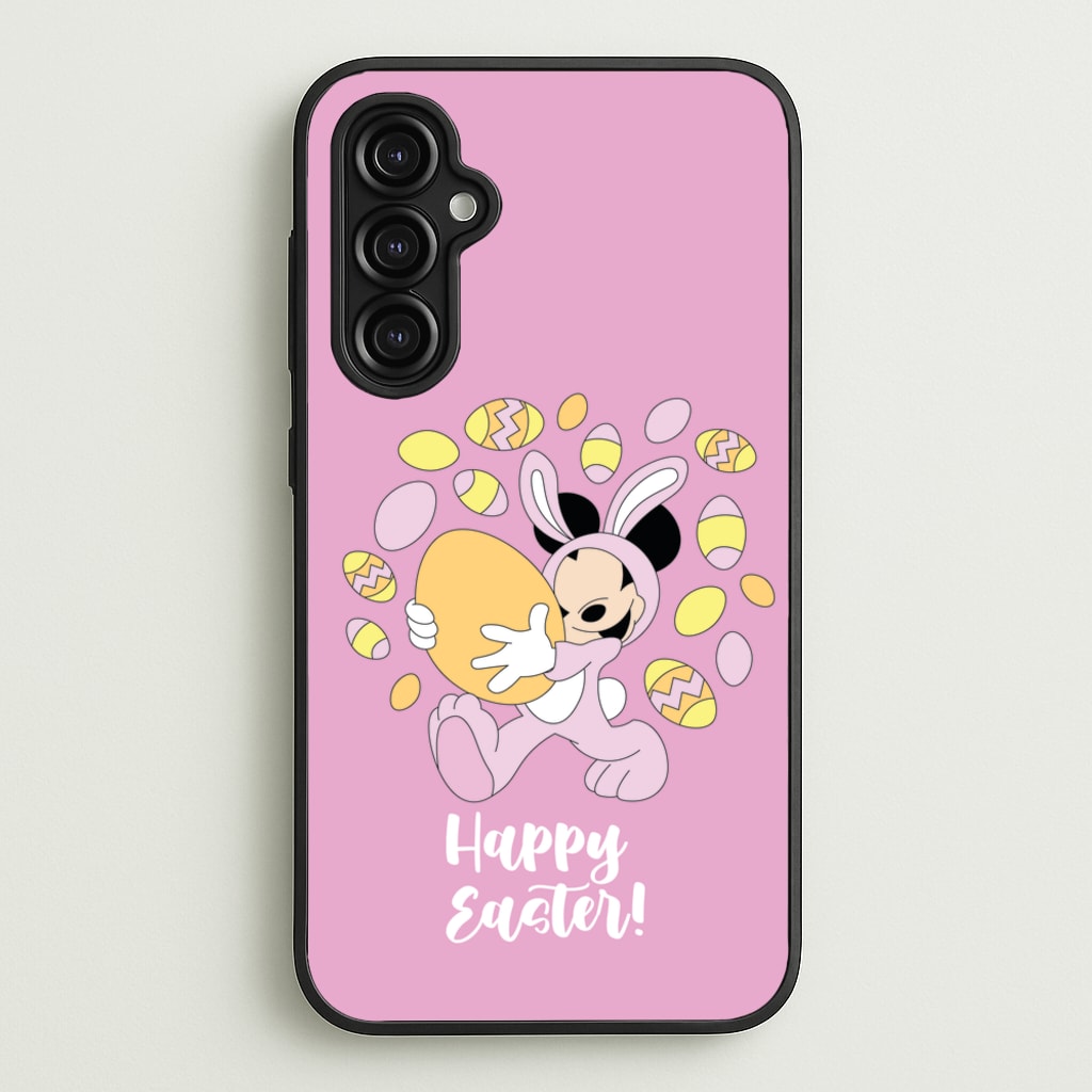 Happy Easter Pink - Easter Phone Case for Galaxy A14