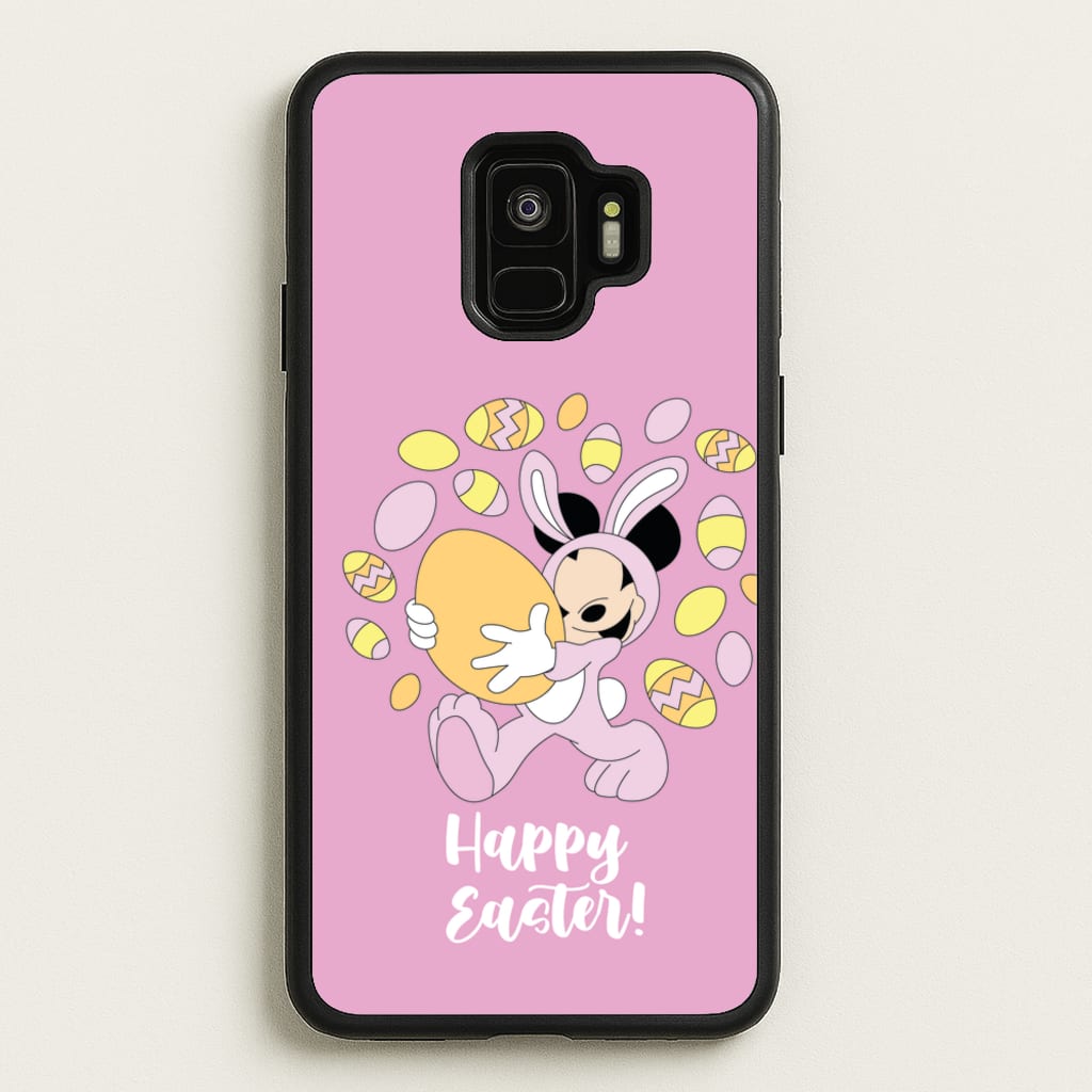 Happy Easter Pink - Easter Phone Case for Galaxy S9