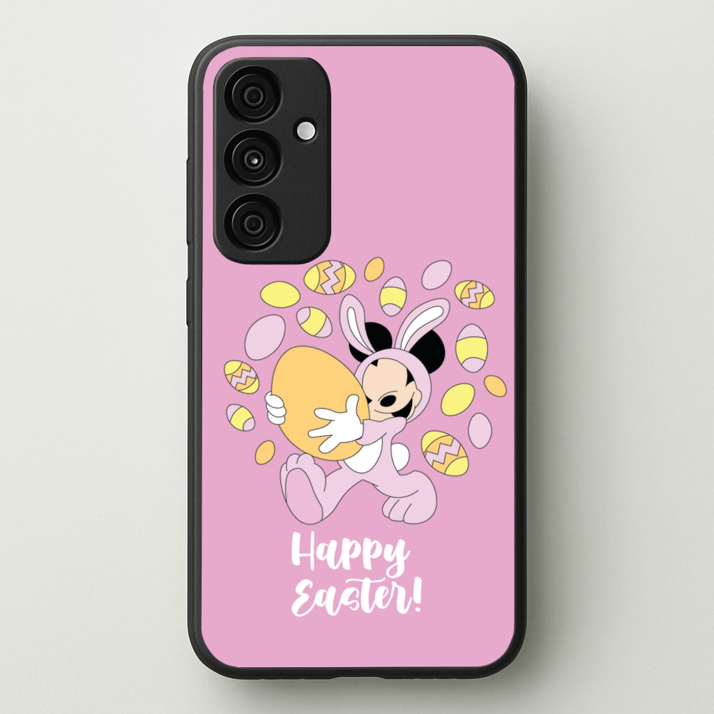 Happy Easter Pink - Easter Phone Case for Galaxy A35