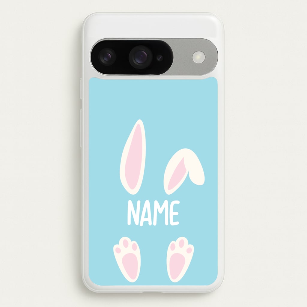 White Bunny Personalised Phone Case for Google Pixel 10 / 10 Pro