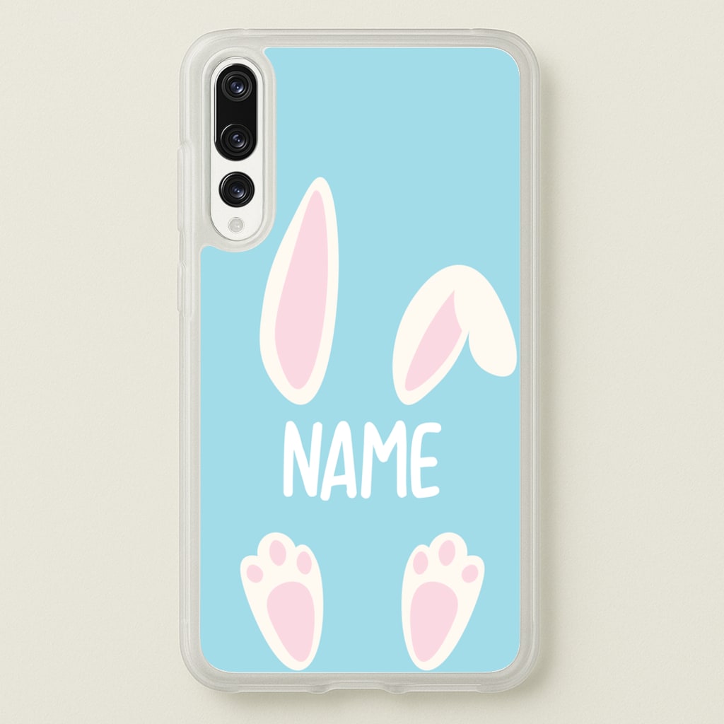 White Bunny Personalised - Easter Phone Case for Huawei P20 Pro