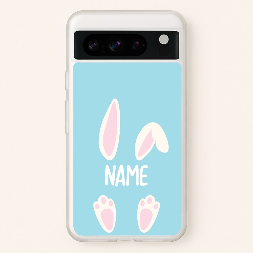 White Bunny Personalised - Easter Phone Case for Google Pixel 8 Pro