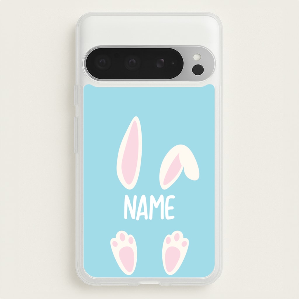 White Bunny Personalised - Easter Phone Case for Google Pixel 9 Pro XL
