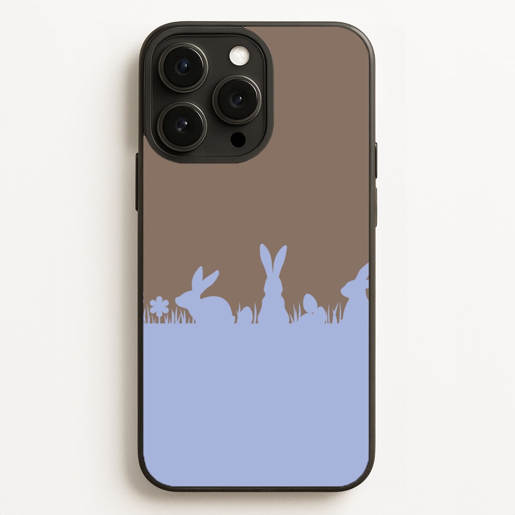 Bunny Outline - Easter Phone Case for iPhone 16 Pro Max