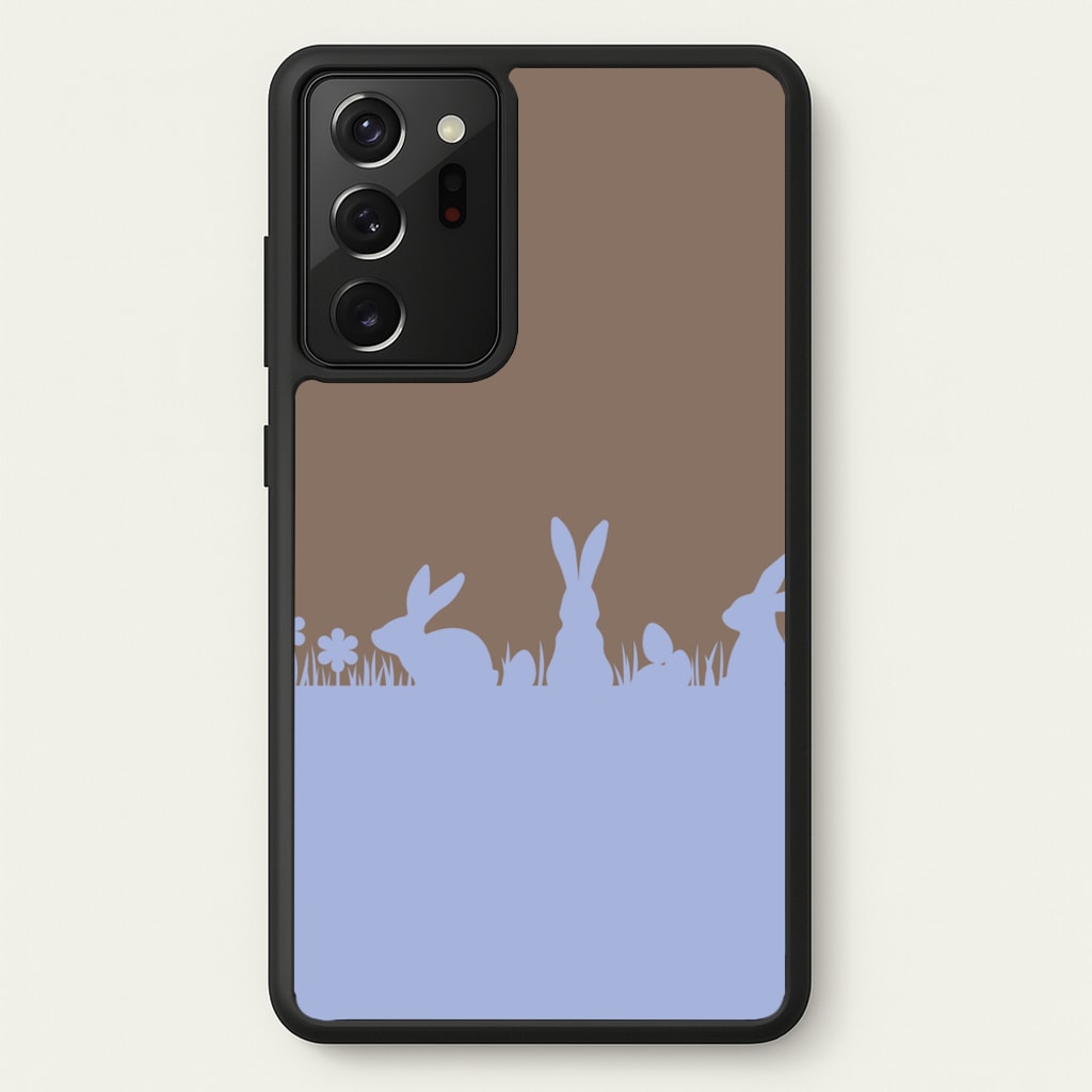 Bunny Outline - Easter Phone Case for Galaxy Note 20 Ultra