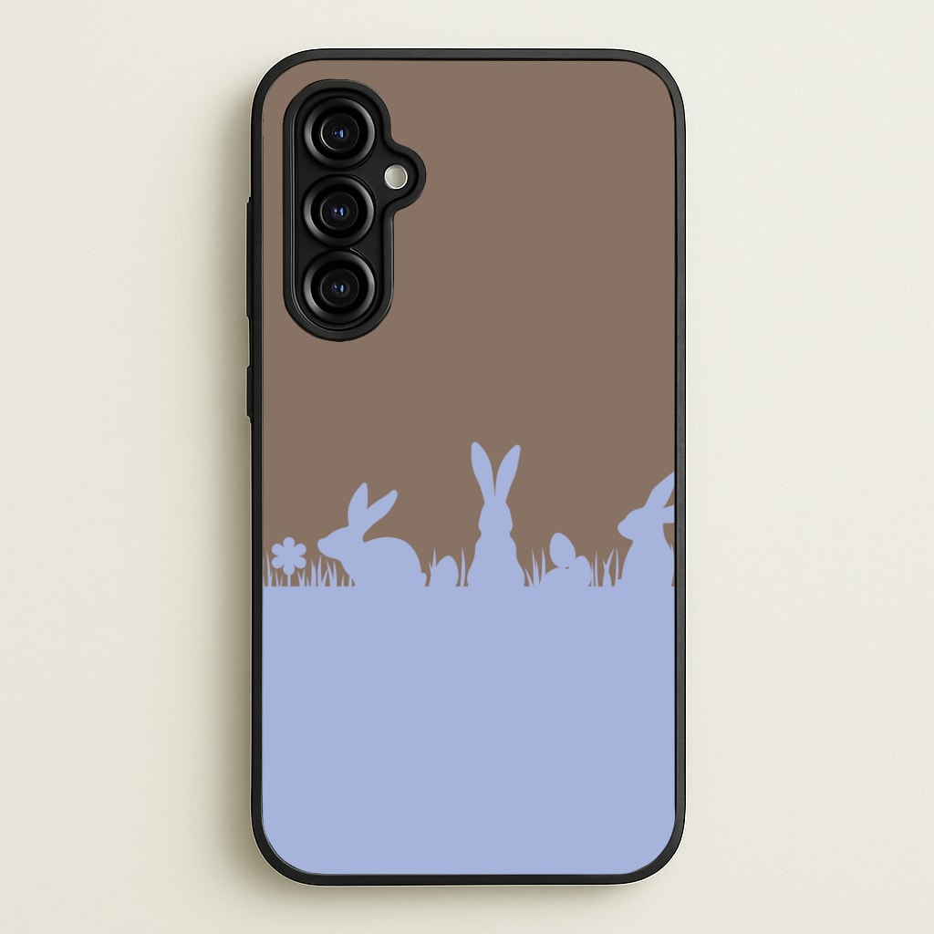 Bunny Outline - Easter Phone Case for Galaxy A54