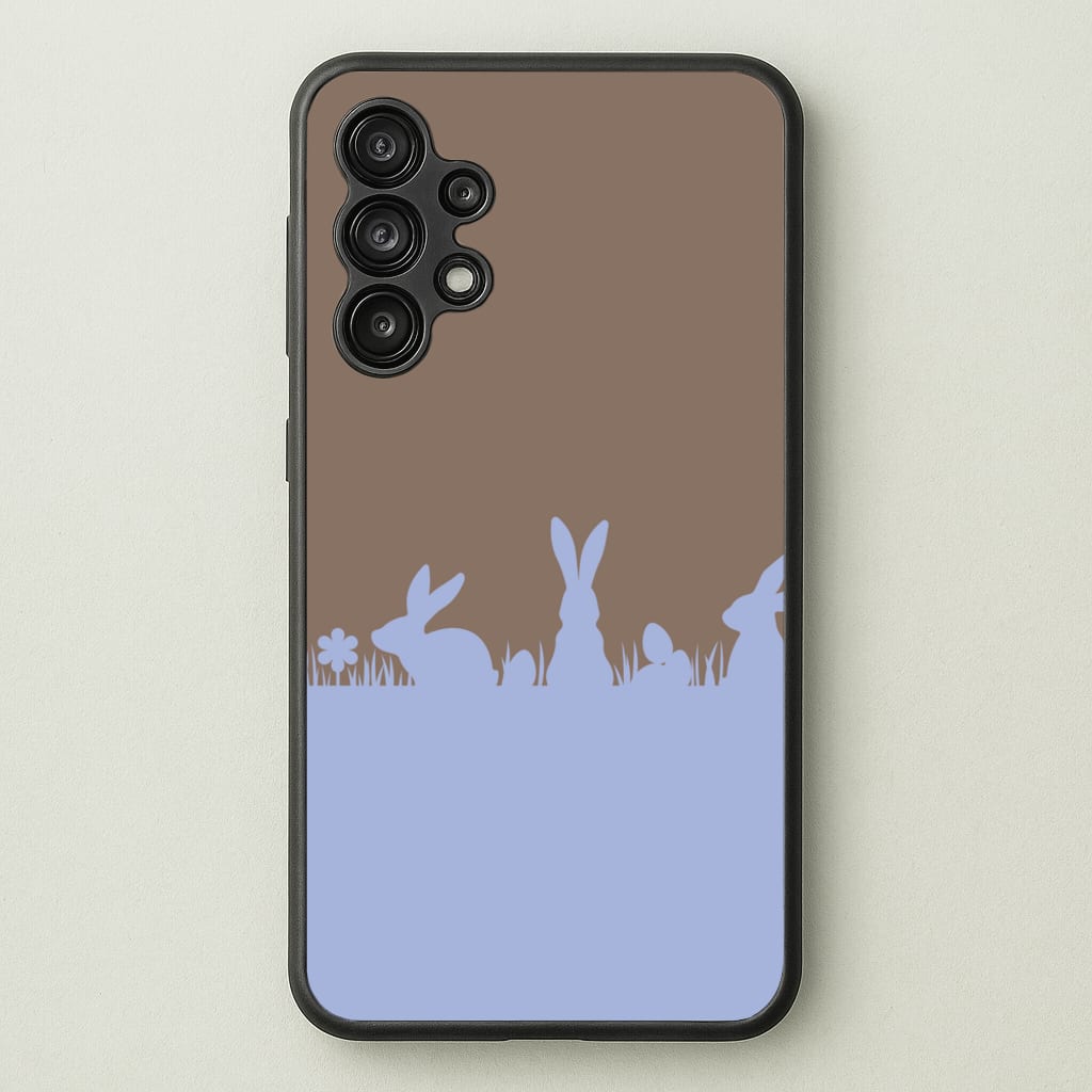 Bunny Outline - Easter Phone Case for Galaxy A13