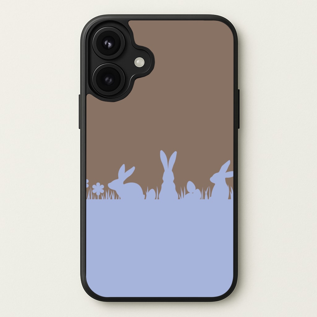 Bunny Outline Phone Case for iPhone 17