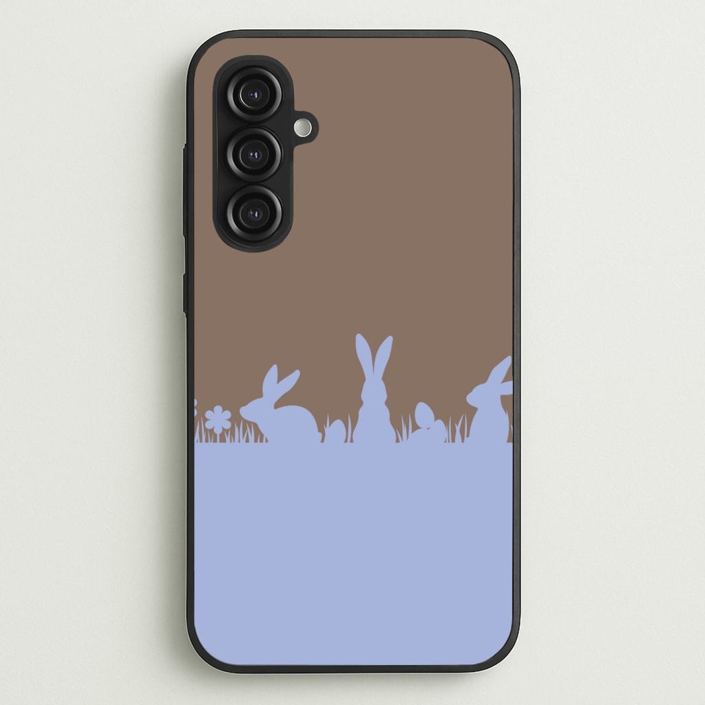 Bunny Outline - Easter Phone Case for Galaxy S23FE