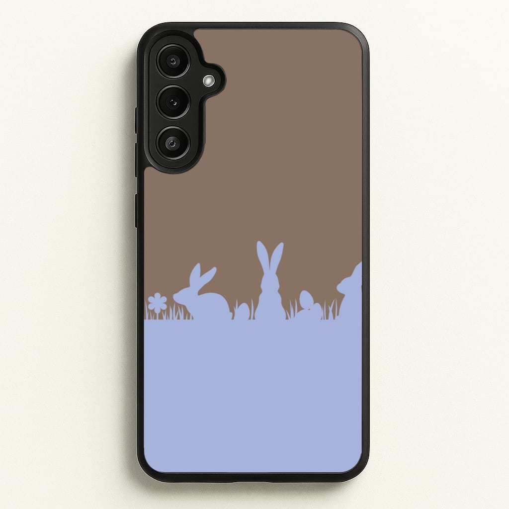 Bunny Outline - Easter Phone Case for Galaxy A36