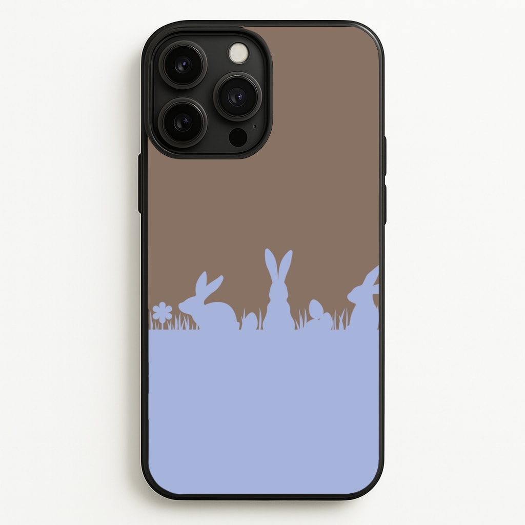 Bunny Outline - Easter Phone Case for iPhone 13 Pro Max