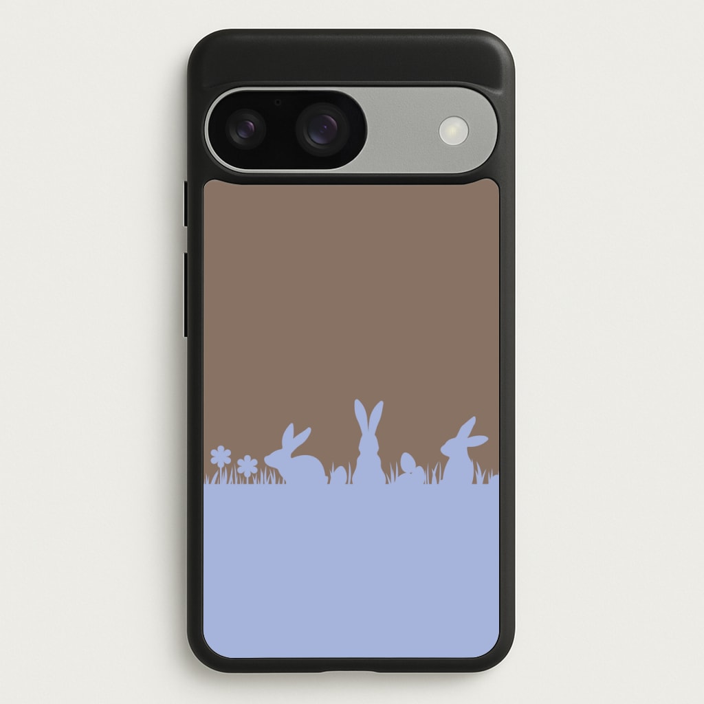 Bunny Outline - Easter Phone Case for Google Pixel 9 / 9 Pro