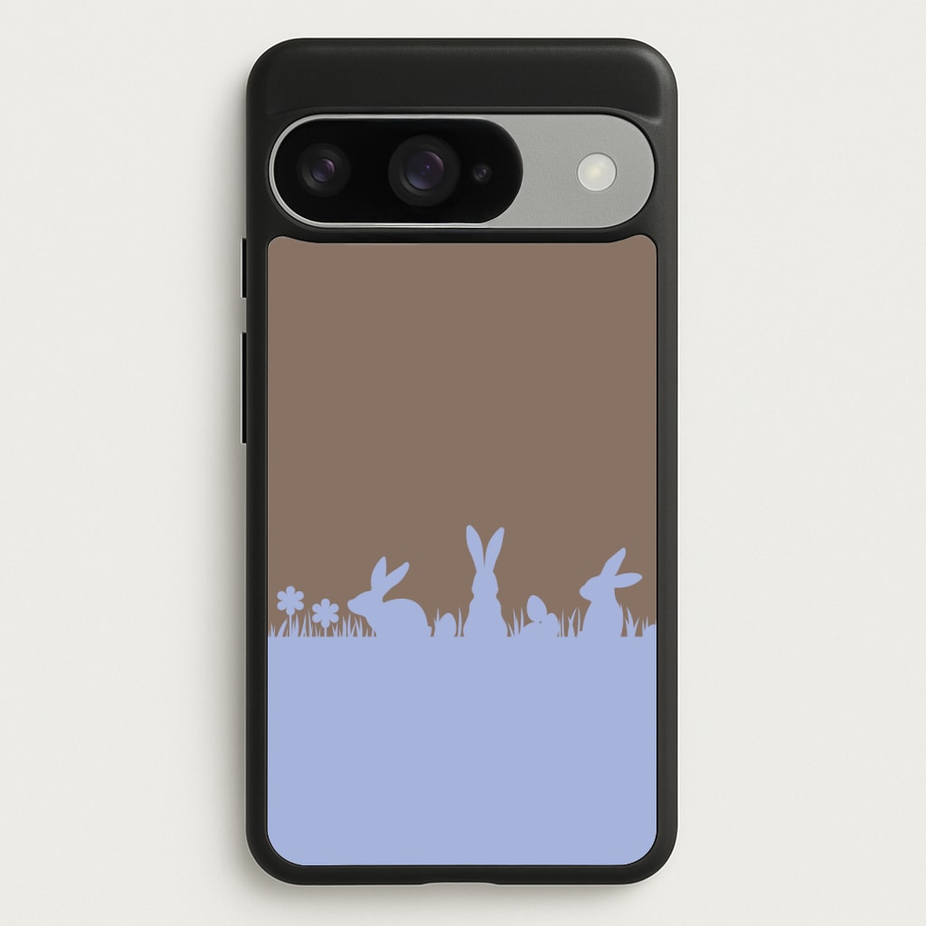 Bunny Outline Phone Case for Google Pixel 10 / 10 Pro