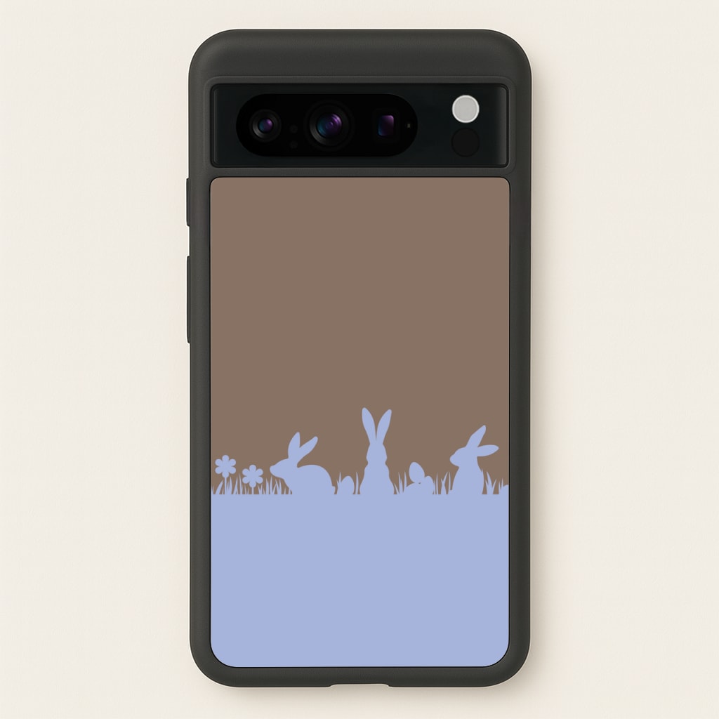 Bunny Outline - Easter Phone Case for Google Pixel 8 Pro