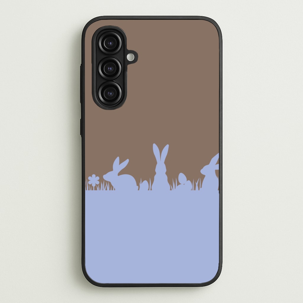 Bunny Outline - Easter Phone Case for Galaxy A16