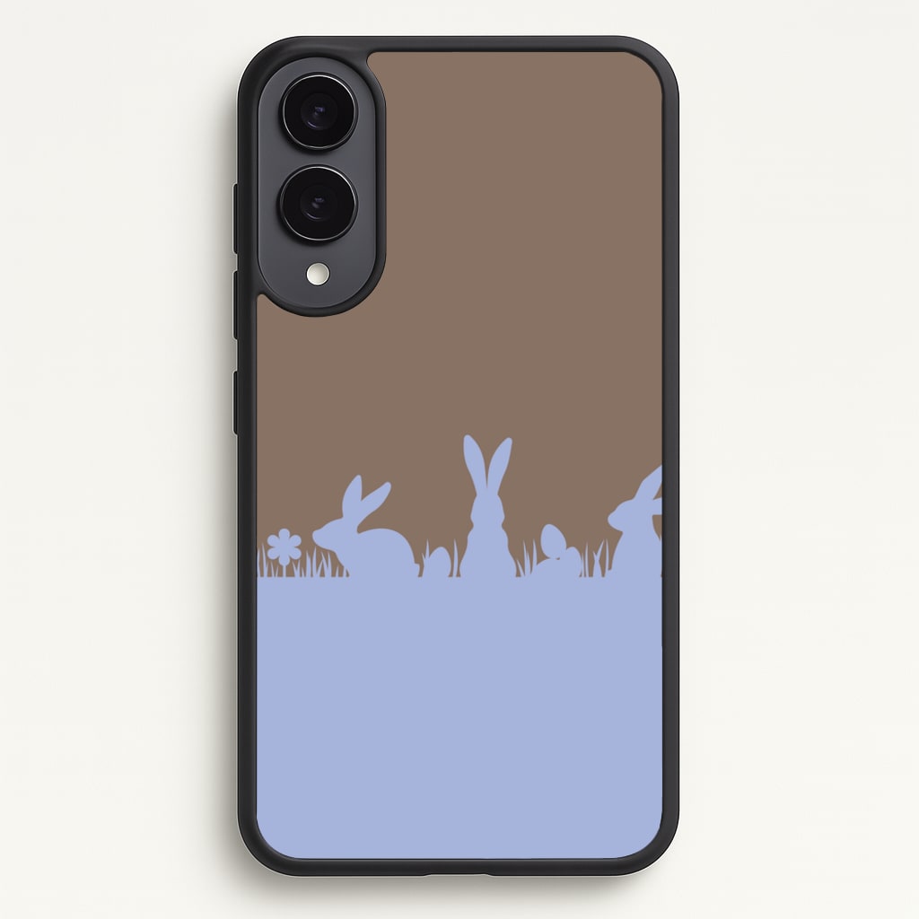 Bunny Outline - Easter Phone Case for Galaxy S25 Edge