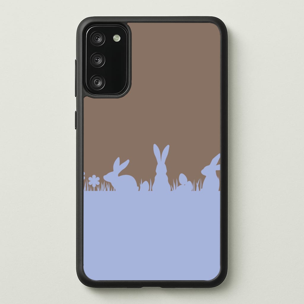 Bunny Outline - Easter Phone Case for Galaxy S20FE