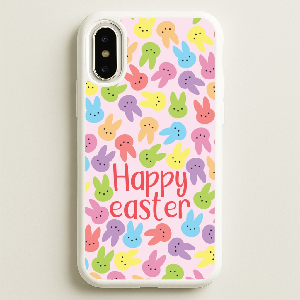 Bunny Pattern - Easter Phone Case for iPhone X / XS
