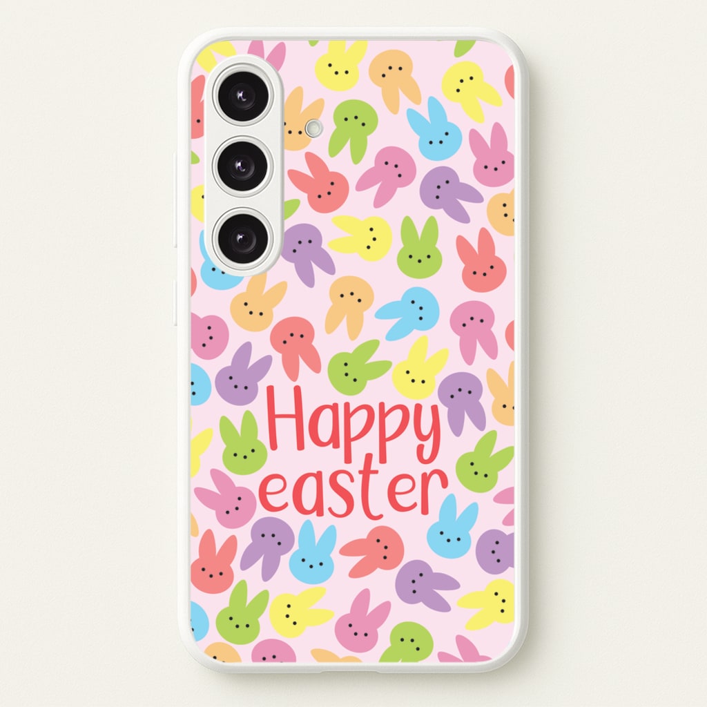 Bunny Pattern - Easter Phone Case for Galaxy S25
