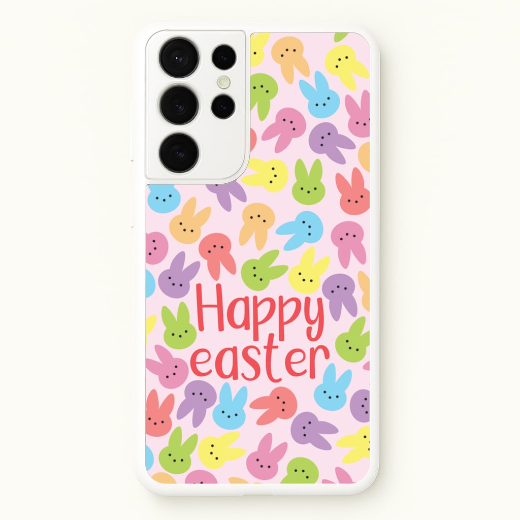 Bunny Pattern - Easter Phone Case for Galaxy S21 Ultra