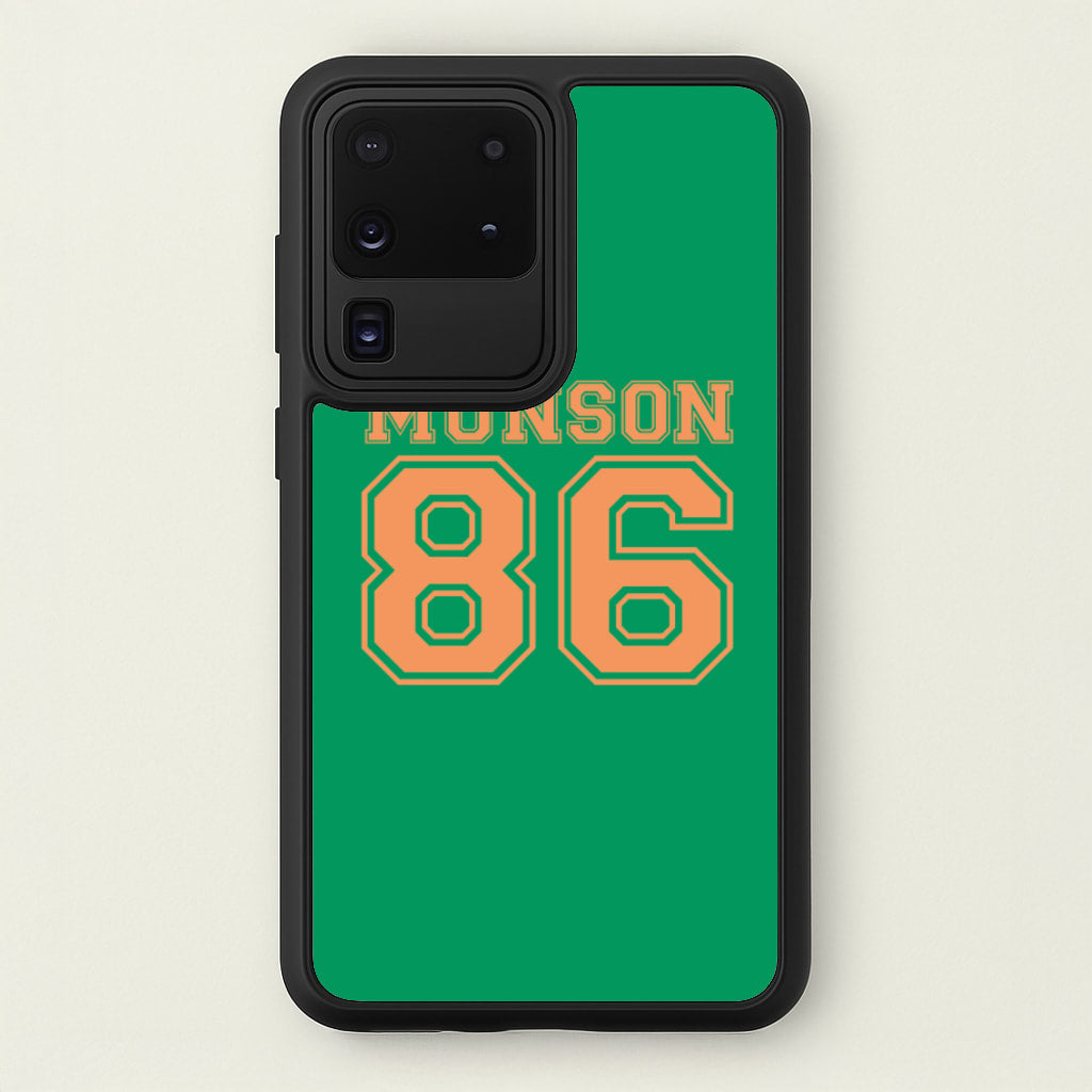 Munson 86 - Green - Stranger Things Phone Case for Galaxy S20 Ultra