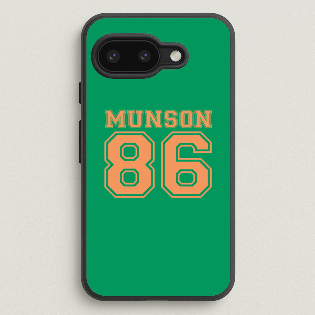Munson 86 - Green - Stranger Things Phone Case for Google Pixel 9a
