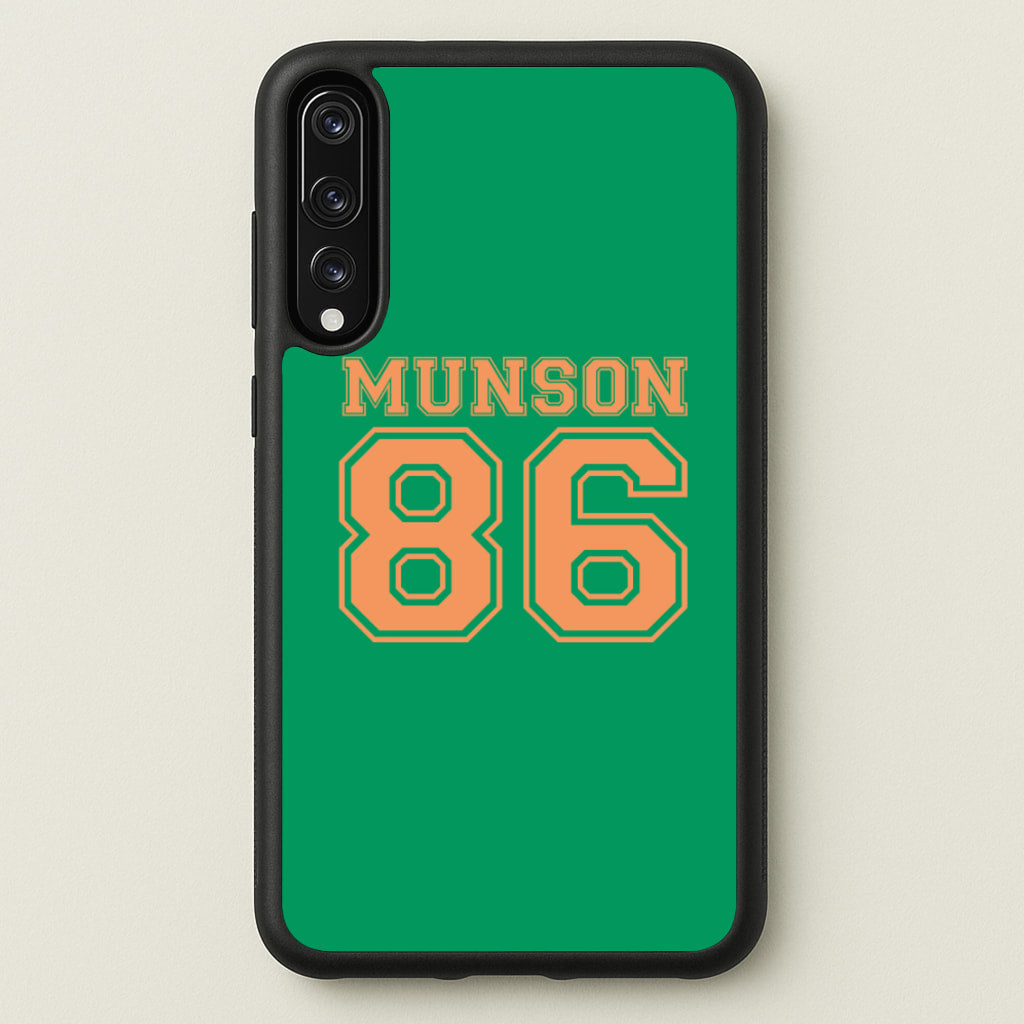 Munson 86 - Green - Stranger Things Phone Case for Huawei P20 Pro