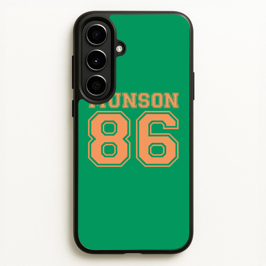 Munson 86 - Green - Stranger Things Phone Case for Galaxy A56