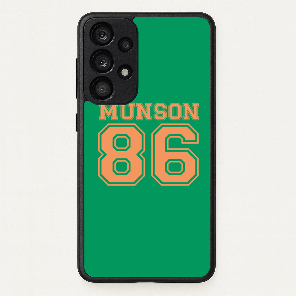 Munson 86 - Green - Stranger Things Phone Case for Galaxy A53