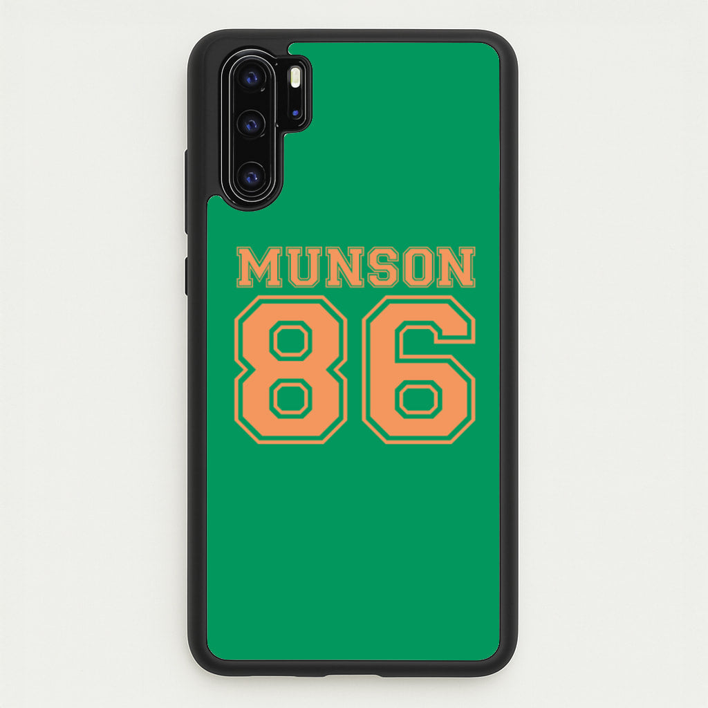 Munson 86 - Green - Stranger Things Phone Case for Huawei P30 Pro