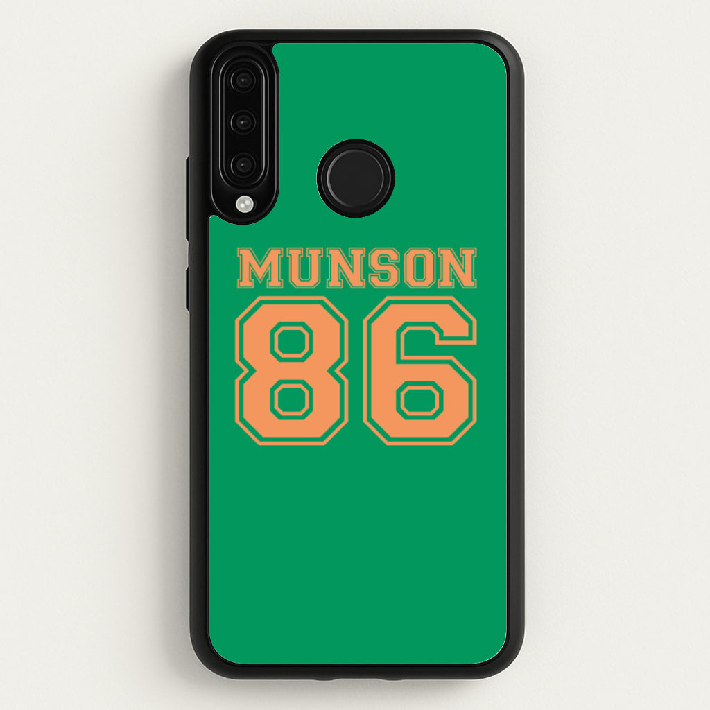 Munson 86 - Green - Stranger Things Phone Case for Huawei P30 Lite