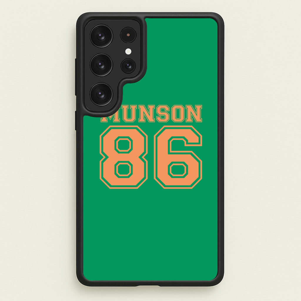 Munson 86 - Green - Stranger Things Phone Case for Galaxy S22 Ultra