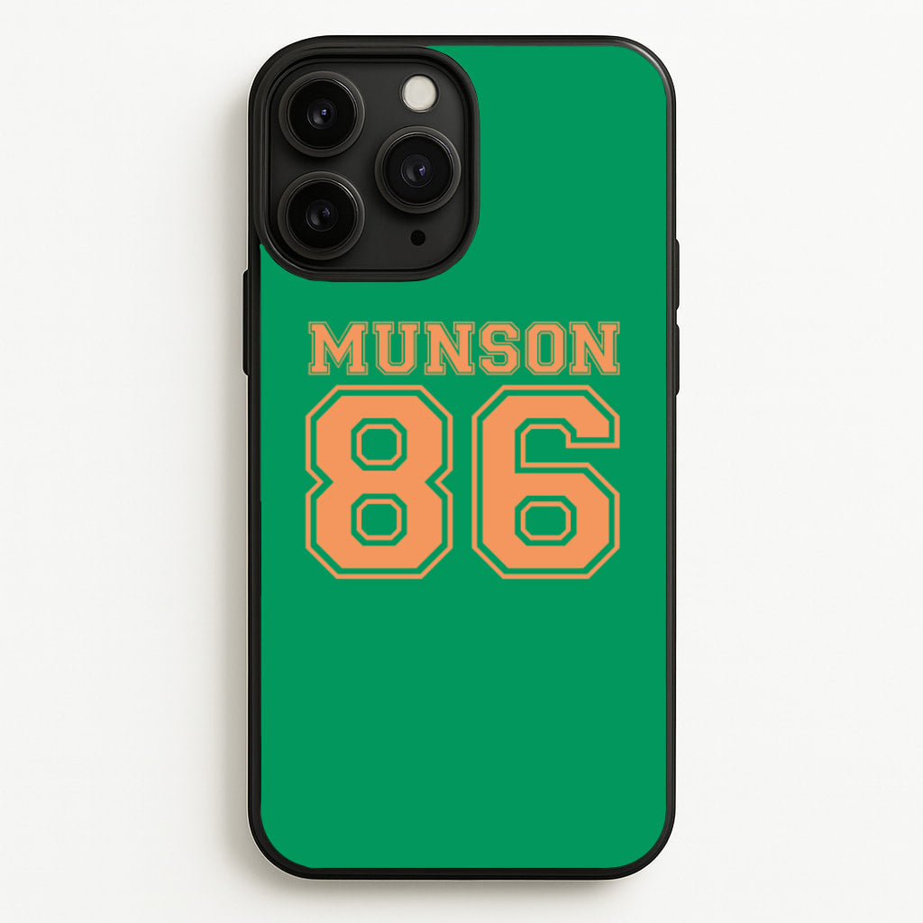 Munson 86 - Green - Stranger Things Phone Case for iPhone 11 Pro