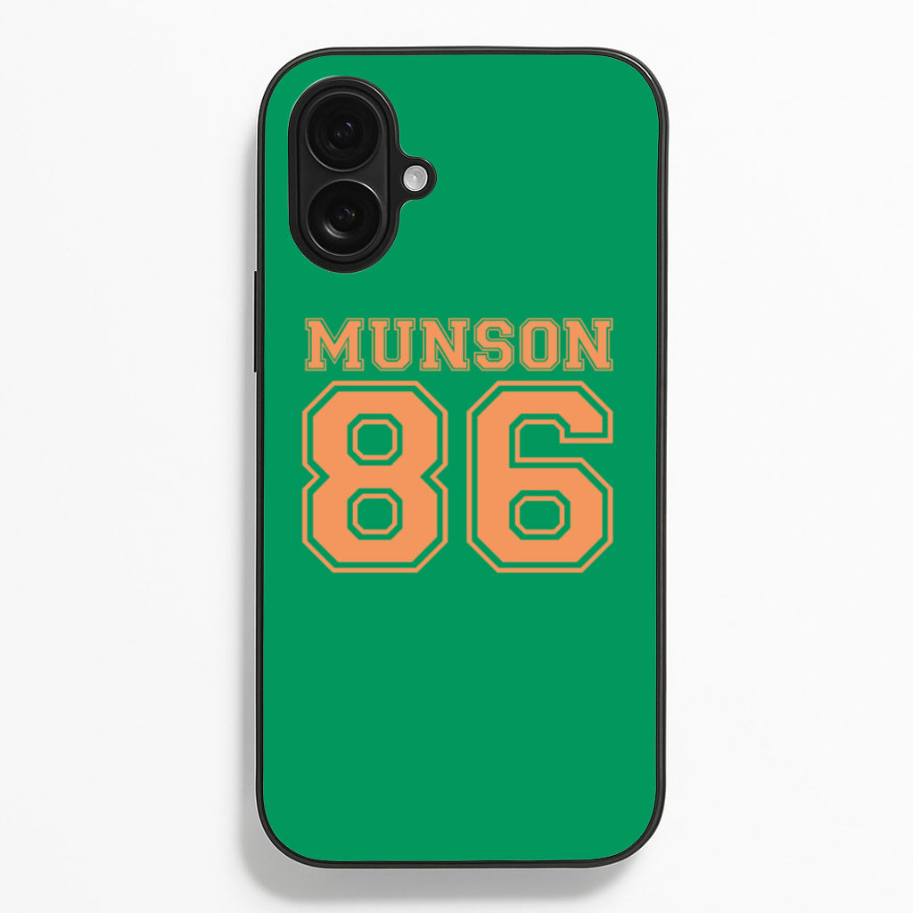 Munson 86 - Green - Stranger Things Phone Case for iPhone 16 Plus
