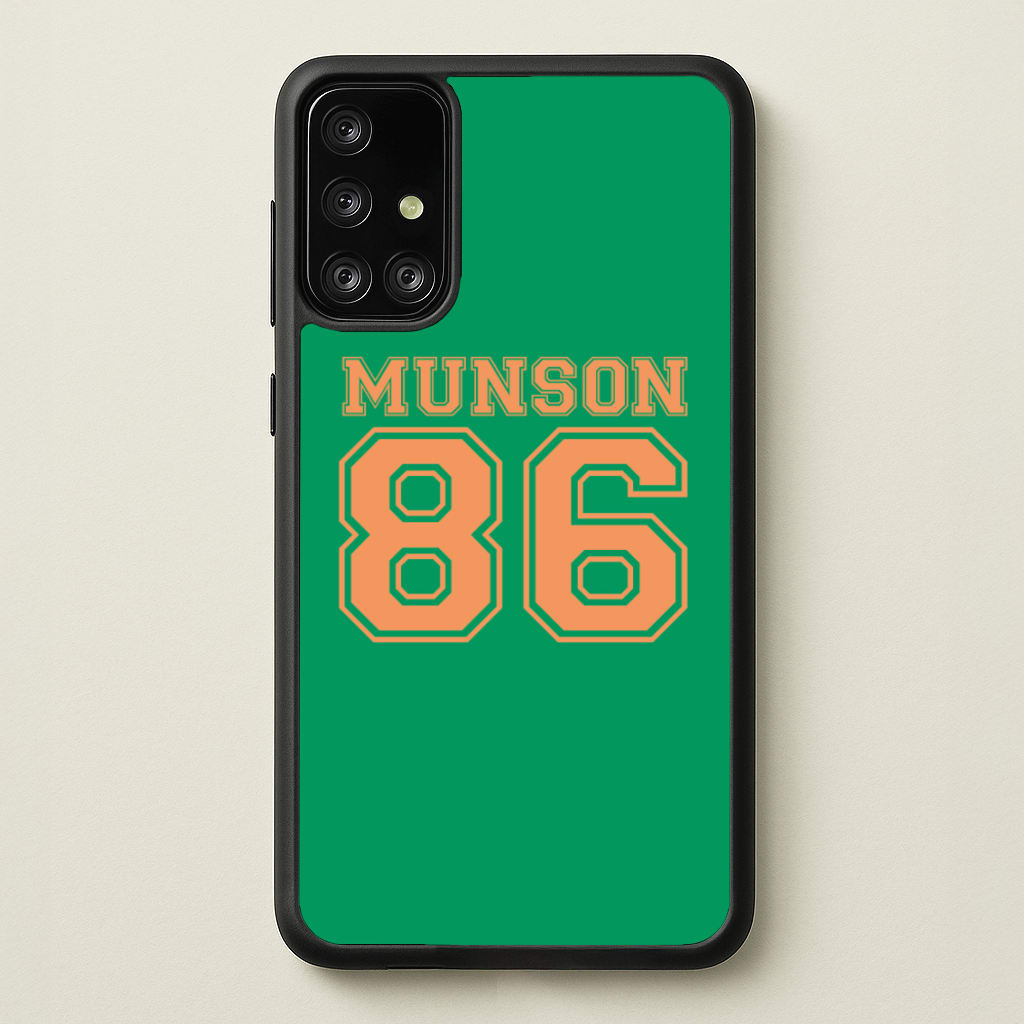Munson 86 - Green - Stranger Things Phone Case for Galaxy A71