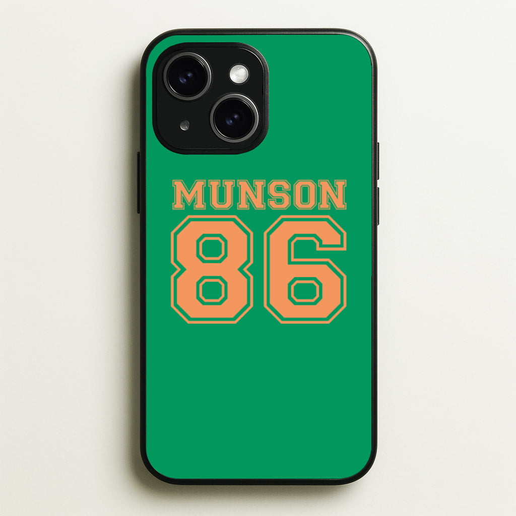 Munson 86 - Green - Stranger Things Phone Case for iPhone 15