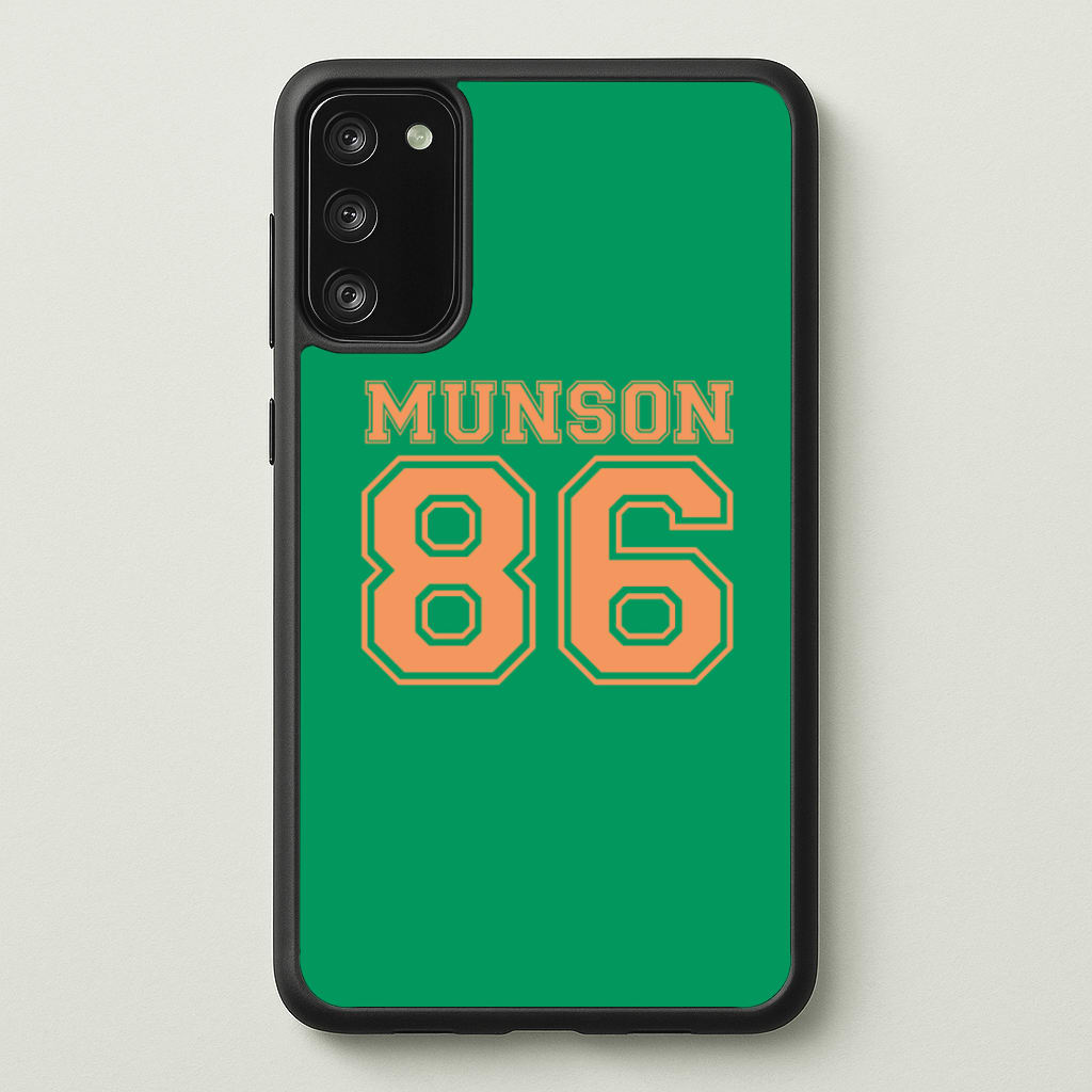 Munson 86 - Green - Stranger Things Phone Case for Galaxy S20