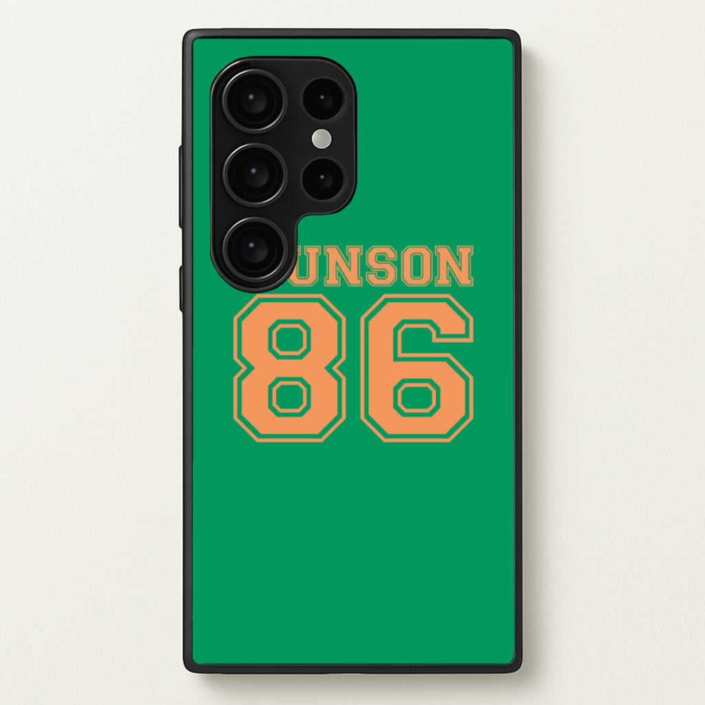 Munson 86 - Green - Stranger Things Phone Case for Galaxy S24 Ultra